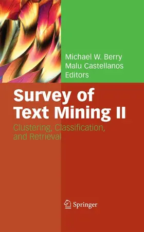 Berry / Castellanos |  Survey of Text Mining II | eBook | Sack Fachmedien