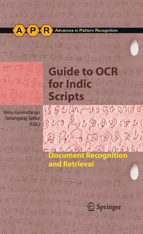 Setlur / Govindaraju |  Guide to OCR for Indic Scripts | Buch |  Sack Fachmedien