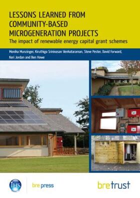 Munzinger / Srinivasanan Venkataramanan / Pester |  Lessons Learned from Community-Based Microgeneration Projects | Buch |  Sack Fachmedien