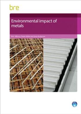 Allbury / Abbe / Anderson |  Environmental Impact of Metals | Buch |  Sack Fachmedien