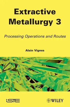 Vignes |  Extractive Metallurgy 3 | Buch |  Sack Fachmedien