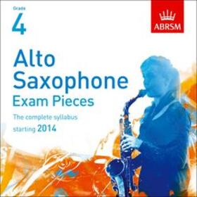  Alto Saxophone Exam Recordings, from 2014, Grade 4, Complete | Sonstiges |  Sack Fachmedien