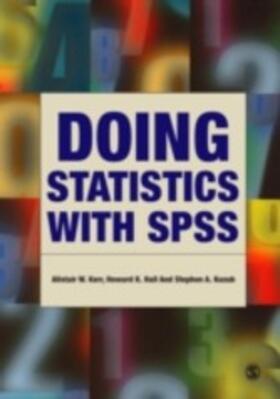 Kerr / Hall / Kozub |  Doing Statistics With SPSS | eBook | Sack Fachmedien