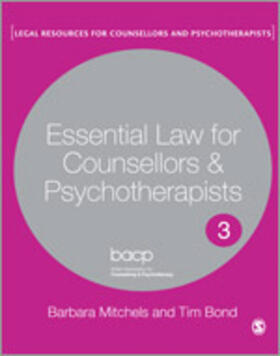 Mitchels / Bond | Essential Law for Counsellors and Psychotherapists | Buch | 978-1-84860-885-6 | sack.de