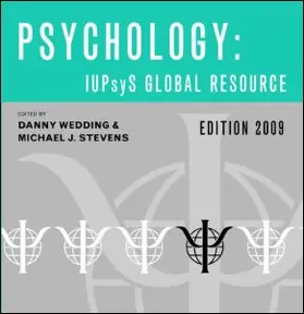 Wedding / Stevens |  Psychology: IUPsyS Global Resource (Edition 2009) | Sonstiges |  Sack Fachmedien