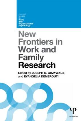 Grzywacz / Demerouti |  New Frontiers in Work and Family Research | Buch |  Sack Fachmedien