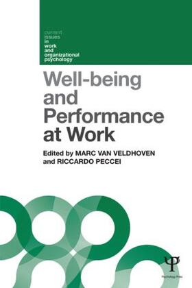 van Veldhoven / Peccei |  Well-being and Performance at Work | Buch |  Sack Fachmedien