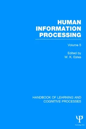 Estes |  Handbook of Learning and Cognitive Processes (Volume 5) | Buch |  Sack Fachmedien