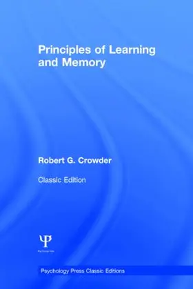 Crowder |  Principles of Learning and Memory | Buch |  Sack Fachmedien