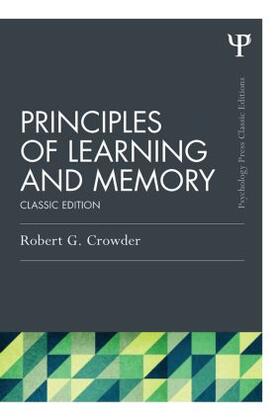 Crowder |  Principles of Learning and Memory | Buch |  Sack Fachmedien