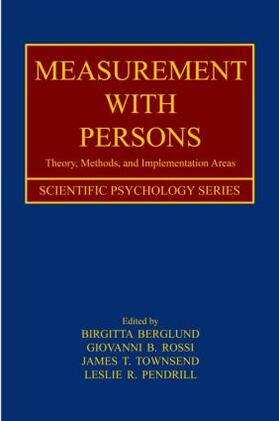 Berglund / Rossi / Townsend |  Measurement With Persons | Buch |  Sack Fachmedien