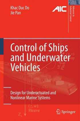 Pan / Do |  Control of Ships and Underwater Vehicles | Buch |  Sack Fachmedien