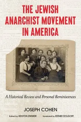 Cohen |  The Jewish Anarchist Movement in America | eBook | Sack Fachmedien