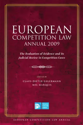 Ehlermann / Marquis |  European Competition Law Annual 2009 | Buch |  Sack Fachmedien