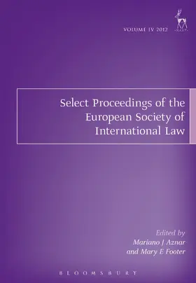 Aznar / Footer | Select Proceedings of the European Society of International Law, Volume 4, 2012 | Buch | 978-1-84946-532-8 | sack.de