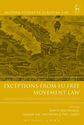 Koutrakos / Shuibhne / Syrpis | Exceptions from EU Free Movement Law | Buch | 978-1-84946-620-2 | sack.de