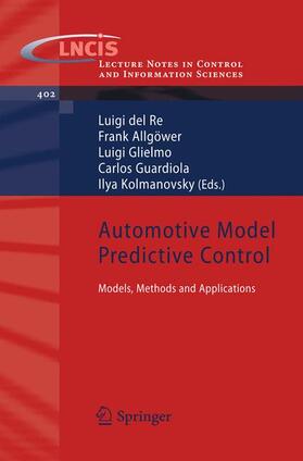 Del Re / Allgöwer / Kolmanovsky |  Automotive Model Predictive Control | Buch |  Sack Fachmedien