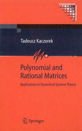 Kaczorek |  Polynomial and Rational Matrices | Buch |  Sack Fachmedien