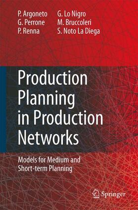 Argoneto / Perrone / Noto La Diega |  Production Planning in Production Networks | Buch |  Sack Fachmedien