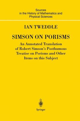Tweddle |  Simson on Porisms | Buch |  Sack Fachmedien