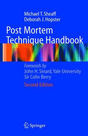Hopster / Sheaff |  Post Mortem Technique Handbook | Buch |  Sack Fachmedien