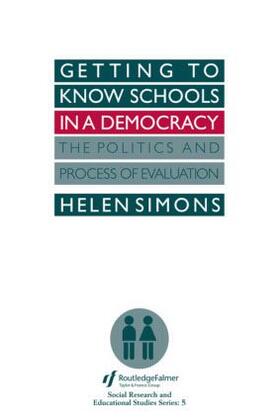 Simons |  Getting To Know Schools In A Democracy | Buch |  Sack Fachmedien