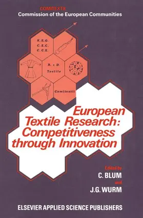 Blum / Wurm |  European Textile Research: Competitiveness Through Innovation | Buch |  Sack Fachmedien