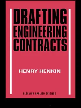 Henkin |  Drafting Engineering Contracts | Buch |  Sack Fachmedien