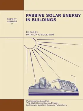 O'Sullivan |  Passive Solar Energy in Buildings | Buch |  Sack Fachmedien