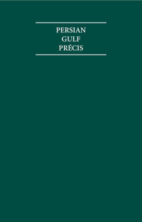 Saldanha |  The Persian Gulf Précis 1903-1908 8 Volume Hardback Set | Buch |  Sack Fachmedien