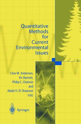 Anderson / Barnett / Chatwin |  Quantitative Methods for Current Environmental Issues | Buch |  Sack Fachmedien