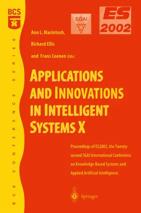 Macintosh / Coenen / Ellis | Applications and Innovations in Intelligent Systems X | Buch | 978-1-85233-673-8 | sack.de