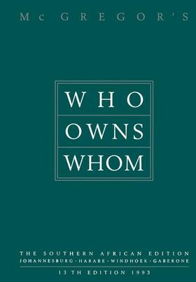 McGregor |  Who Owns Whom | Buch |  Sack Fachmedien