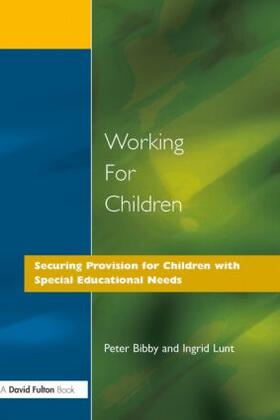 Bibby / Lunt |  Working for Children | Buch |  Sack Fachmedien