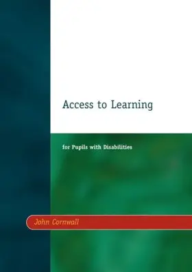 Cornwall |  Access to Learning for Pupils with Disabilities | Buch |  Sack Fachmedien