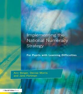 Berger / Morris / Portman |  Implementing the National Numeracy Strategy | Buch |  Sack Fachmedien