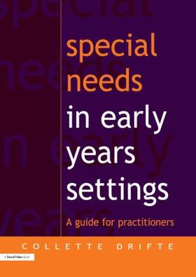 Drifte |  Special Needs in Early Years Settings | Buch |  Sack Fachmedien