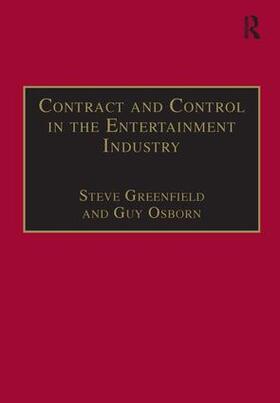 Greenfield / Osborn |  Contract and Control in the Entertainment Industry | Buch |  Sack Fachmedien