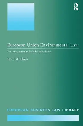 Davies |  European Union Environmental Law | Buch |  Sack Fachmedien