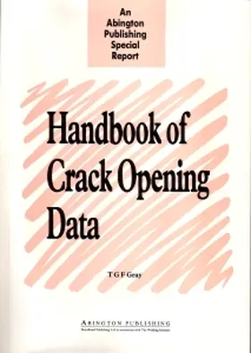 Gray |  Handbook of Crack Opening Data | Buch |  Sack Fachmedien