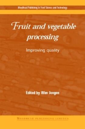 Jongen |  Fruit and Vegetable Processing | Buch |  Sack Fachmedien