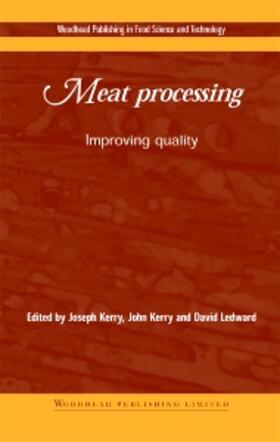 Kerry / Ledward |  Meat Processing | Buch |  Sack Fachmedien