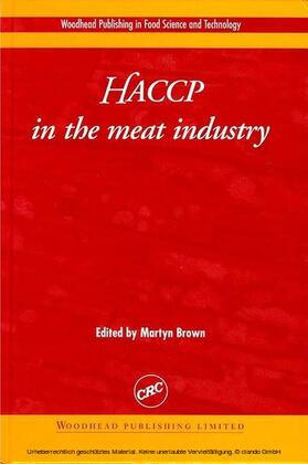 Brown |  Haccp in the Meat Industry | eBook | Sack Fachmedien