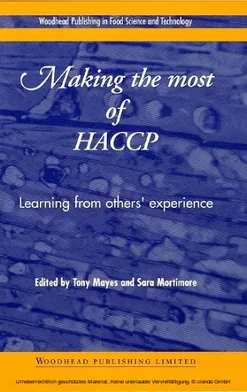 Mayes / Mortimore |  Making the Most of Haccp | eBook | Sack Fachmedien