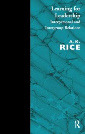 Rice |  Learning for Leadership | Buch |  Sack Fachmedien