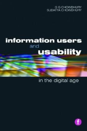 Chowdhury |  Information Users and Usability in the Digital Age | eBook | Sack Fachmedien