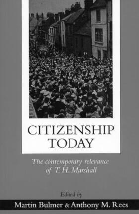 Bulmer / Rees |  Citizenship Today | Buch |  Sack Fachmedien