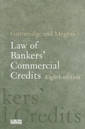 King |  Gutteridge and Megrah's Law of Bankers' Commercial Credits | Buch |  Sack Fachmedien