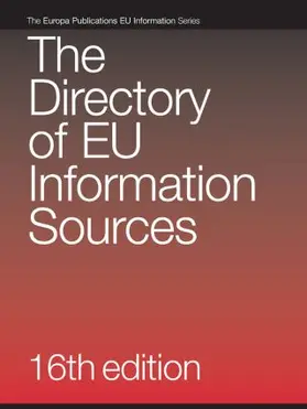  The Directory of European Union Information Sources | Buch |  Sack Fachmedien