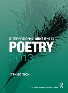  International Who's Who in Poetry 2013 | Buch |  Sack Fachmedien